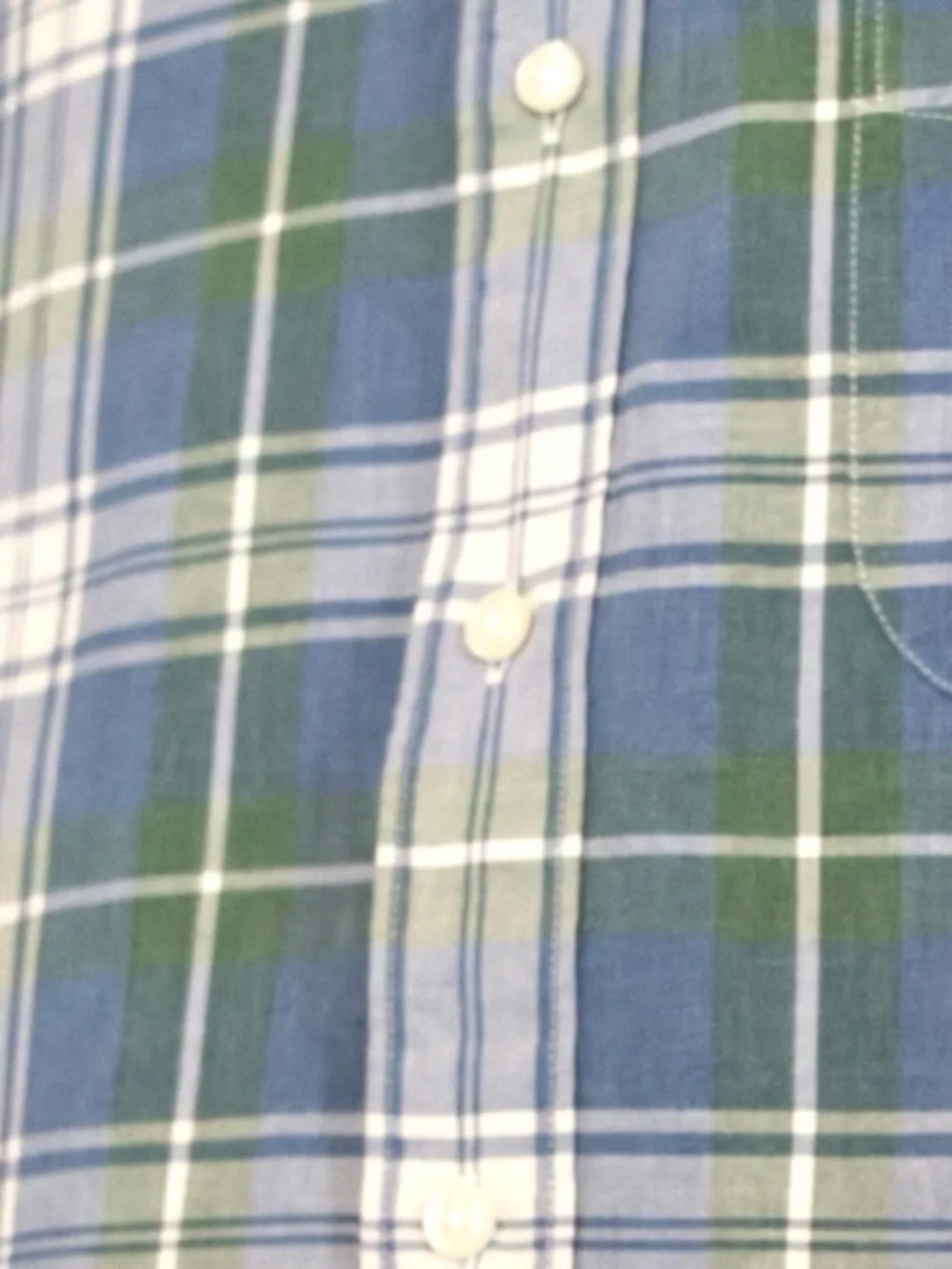 J.Crew Secret Wash Slim Untucked Plaid Organic Cotton Shirt Men’s M